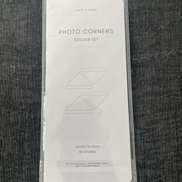 Cloth and Paper - Photo Corners Sticker Set - Picture 2 of 2